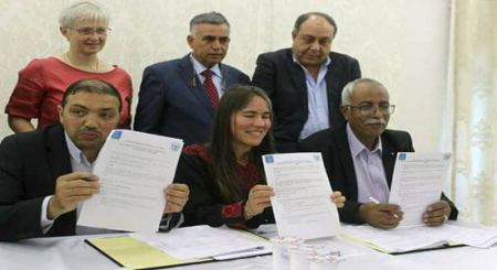 بلدية جنين توقع برتوكول تعاون مع مولنبيك البلجيكية