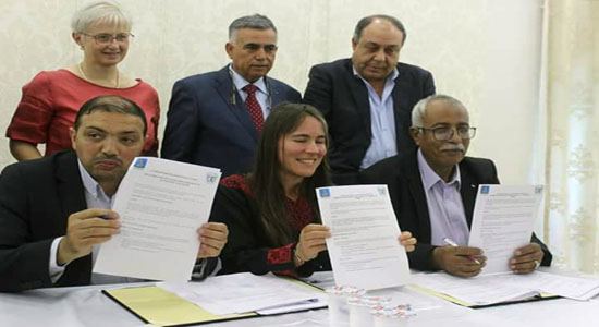 بلدية جنين توقع برتوكول تعاون مع مولنبيك البلجيكية